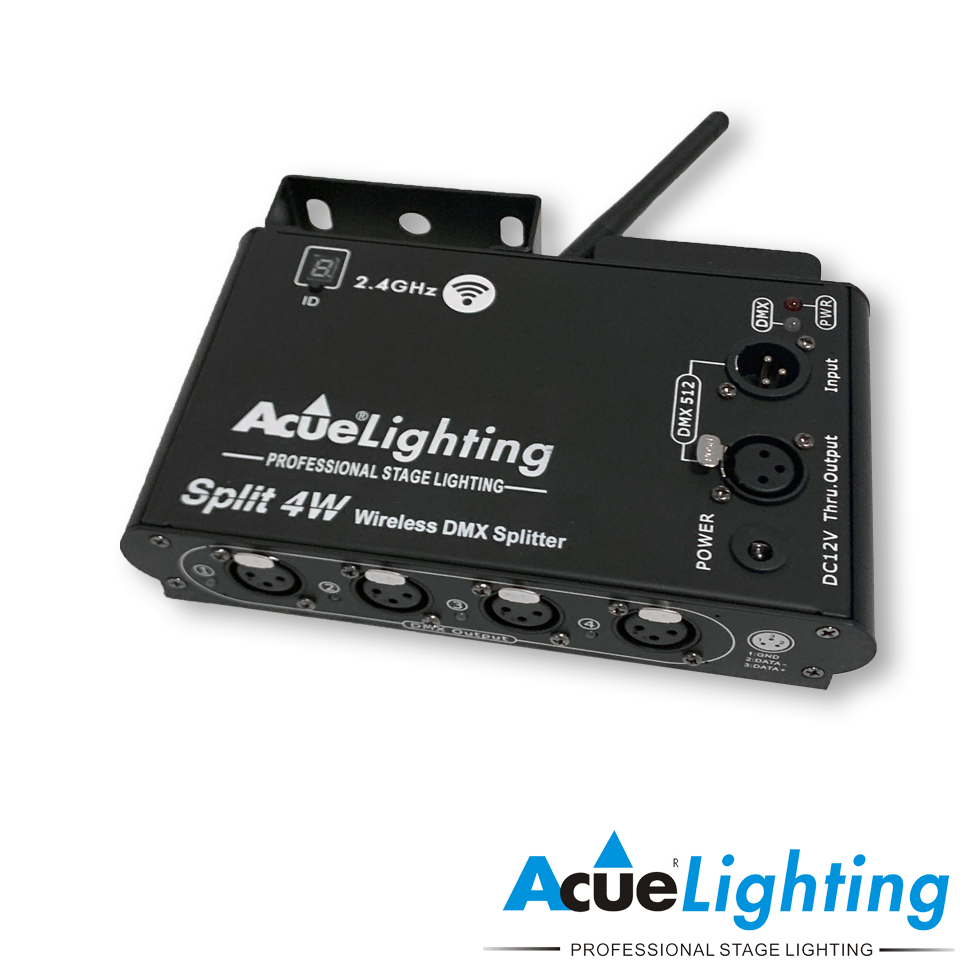 Acue Lighting DMX Split 4W | DMX w/ wireless receiver