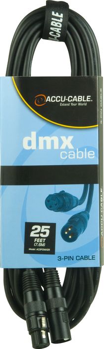 American DJ AC3PDMX25 ACCU 25ft DMX Cable