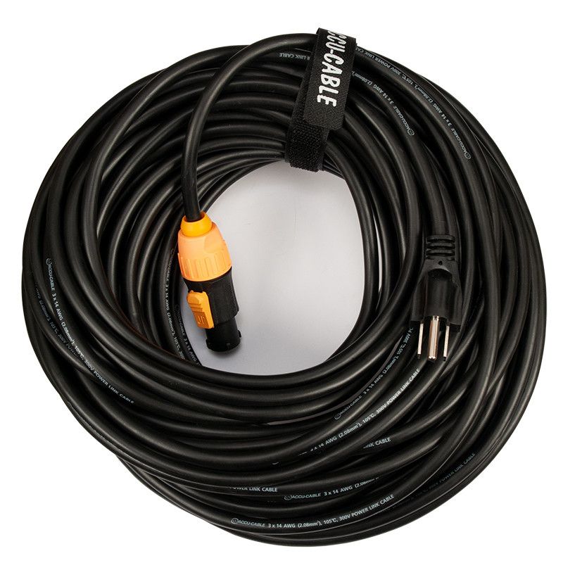 American DJ SIP1MPC100 | 100ft IP65 TRU1 to Edison Cable