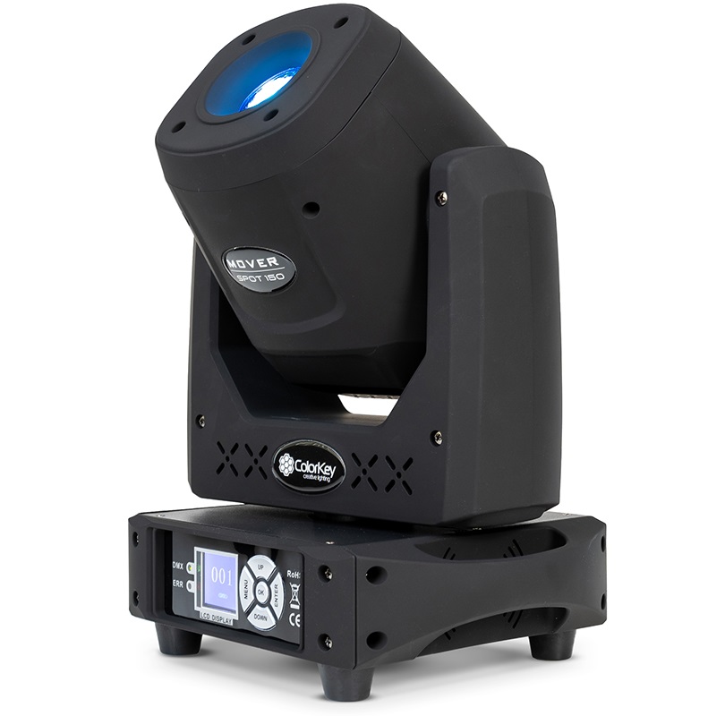 Color Key CKU-5052 Mover Spot 150 | 90W LED, Dual Gobo, 5-Facet Prism