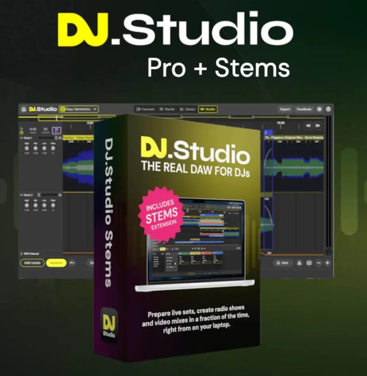 DJ Studio Pro + Stems Edition | Advanced DJ Mixing with Stem Separation