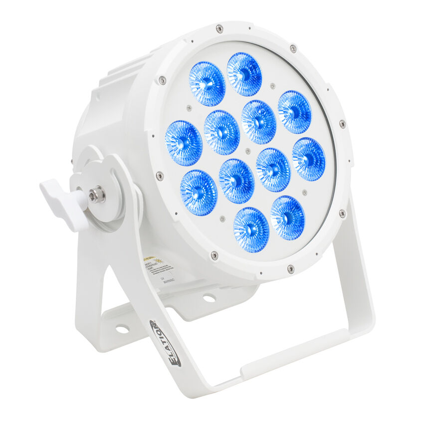 Elation Sixpar 200WMG | 12x 12W RGBAW+UV LED Par, White Marine Grade, IP65