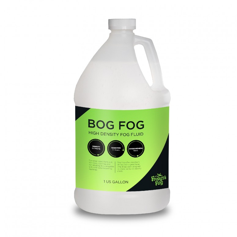 Froggys Fog Bog Fog (1 Gallon) | HDF Fog Machine Fluid for Dense White-Out Effects