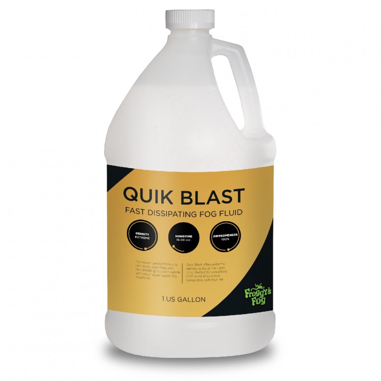 Froggys Fog QuikBlast (1 Galoon) | CO2 Blast Effect Fluid for Chauvet DJ Geyser