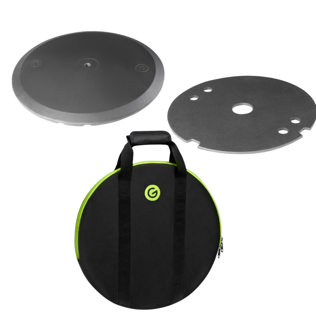 Gravity Stands Round Base Plate Package | Round Base Plate, Weight and Bag