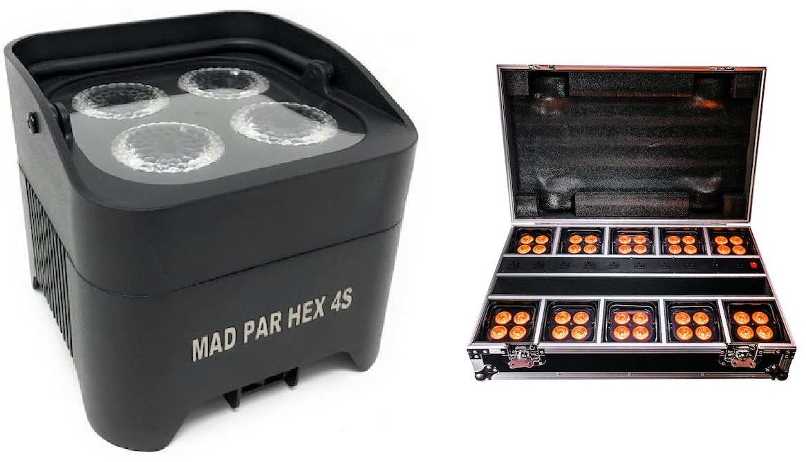 JMaz Mad Par Hex 4S Package - 10pc w/ Charging Case