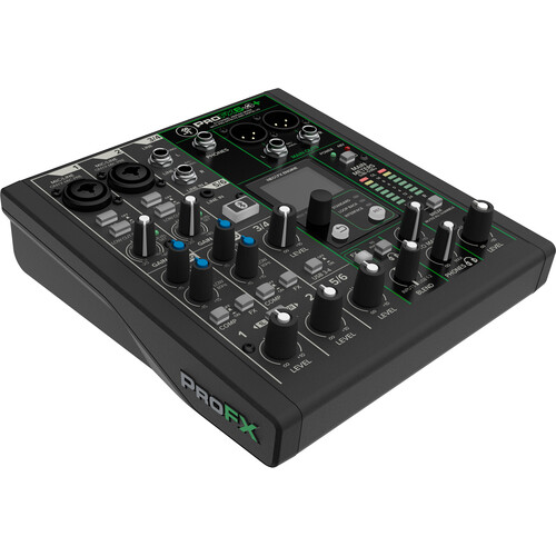 Mackie ProFX6v3+ | 6-Channel Analog Mixer with Built-In FX, USB Recording, and Bluetooth