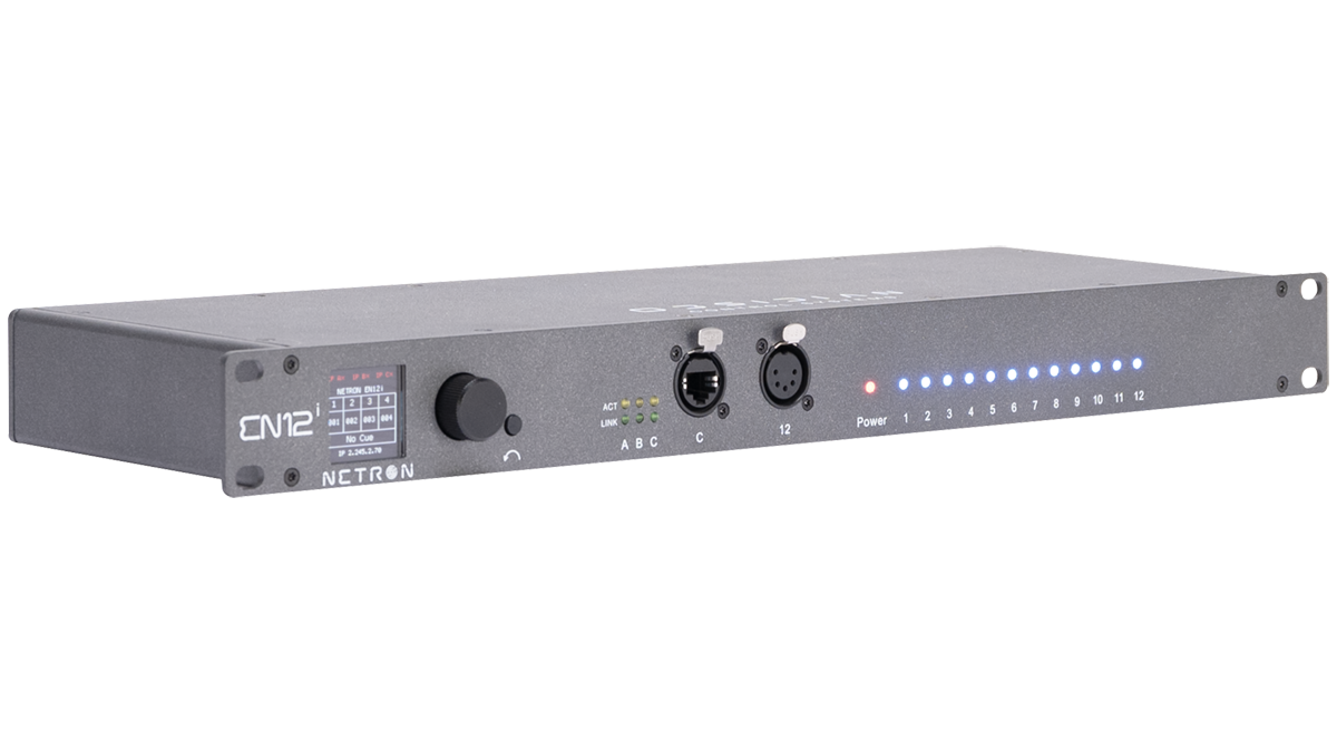 Obsidian EN12i | 12-Port Art Net & sACN DMX Gateway with RDM and Flexible Connectivity