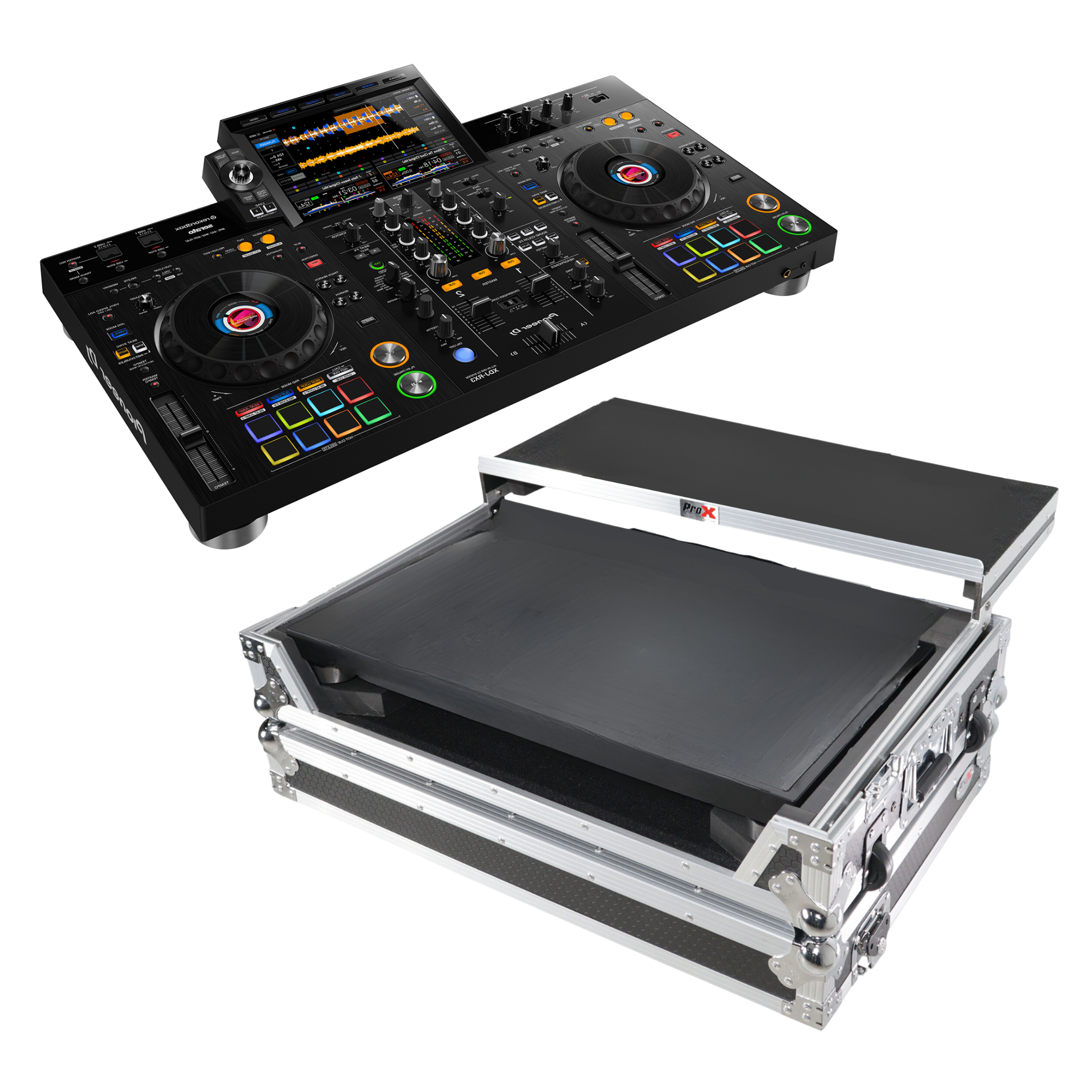 Pioneer DJ XDJ-RX3 Package with ProX Flight Case