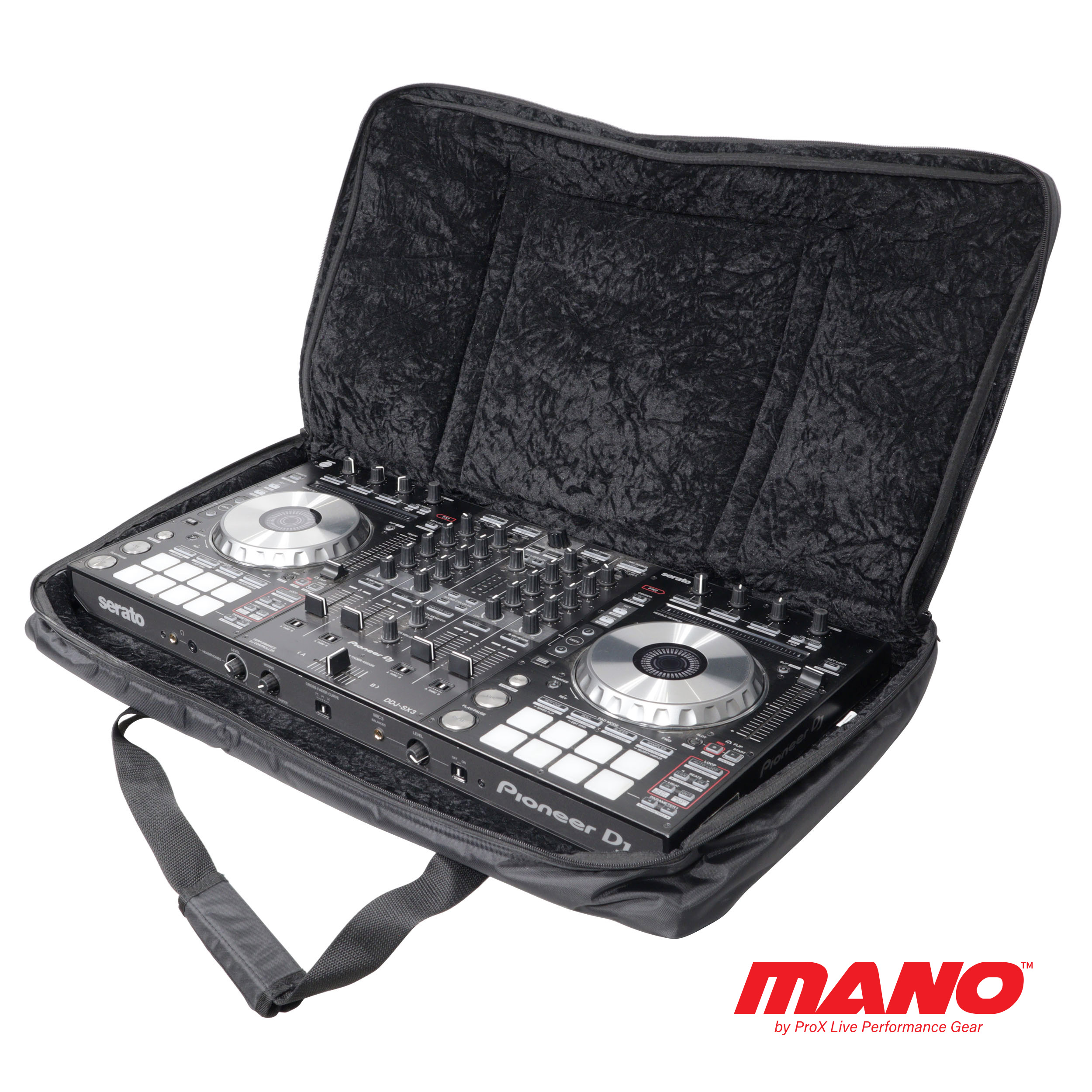 ProX  XB-MDDJ1K | Mobile DJ Bag for Pioneer DDJ-FLX10, DDJ-1000 SRT, DDJ-GRV6, and Similar Controllers