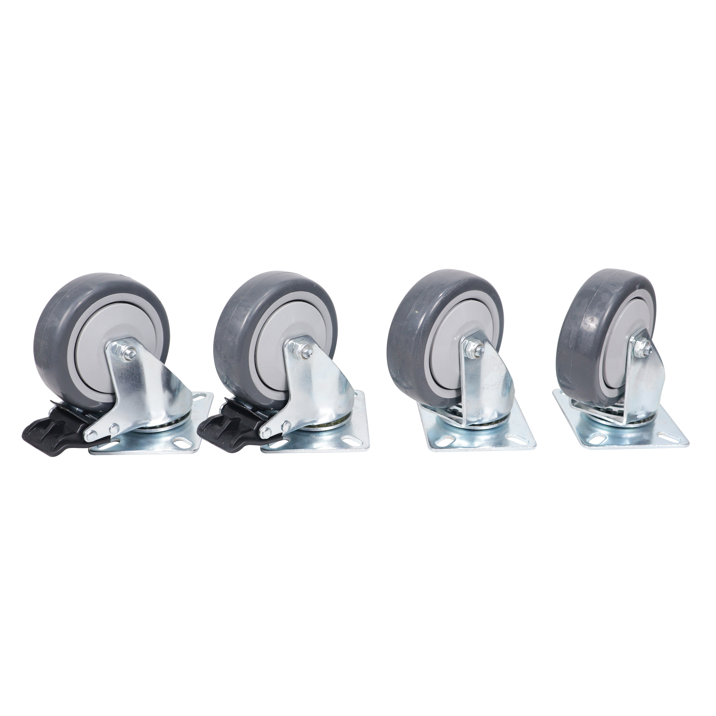 ProX X-CASTER4BLK100X80 | Replacement 4 inch Industrial Grade Caster Wheels