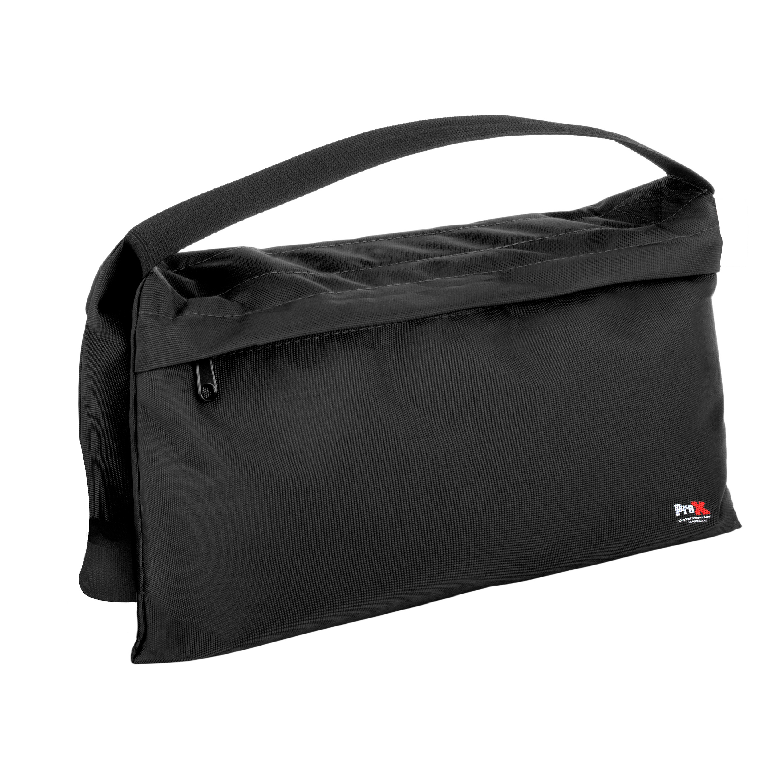 ProX XB-SANDBAG50 | 50lb Capacity Black Double Zipper Saddlebag Sandbag