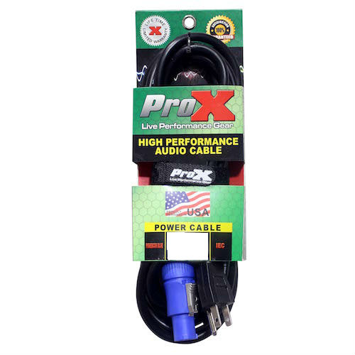 ProX XC-PWCE14-25 | 25ft PowerCON to Edison Cable