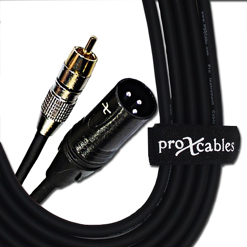 ProX XC-RXM10 | 10' XLR-M to RCA Cable