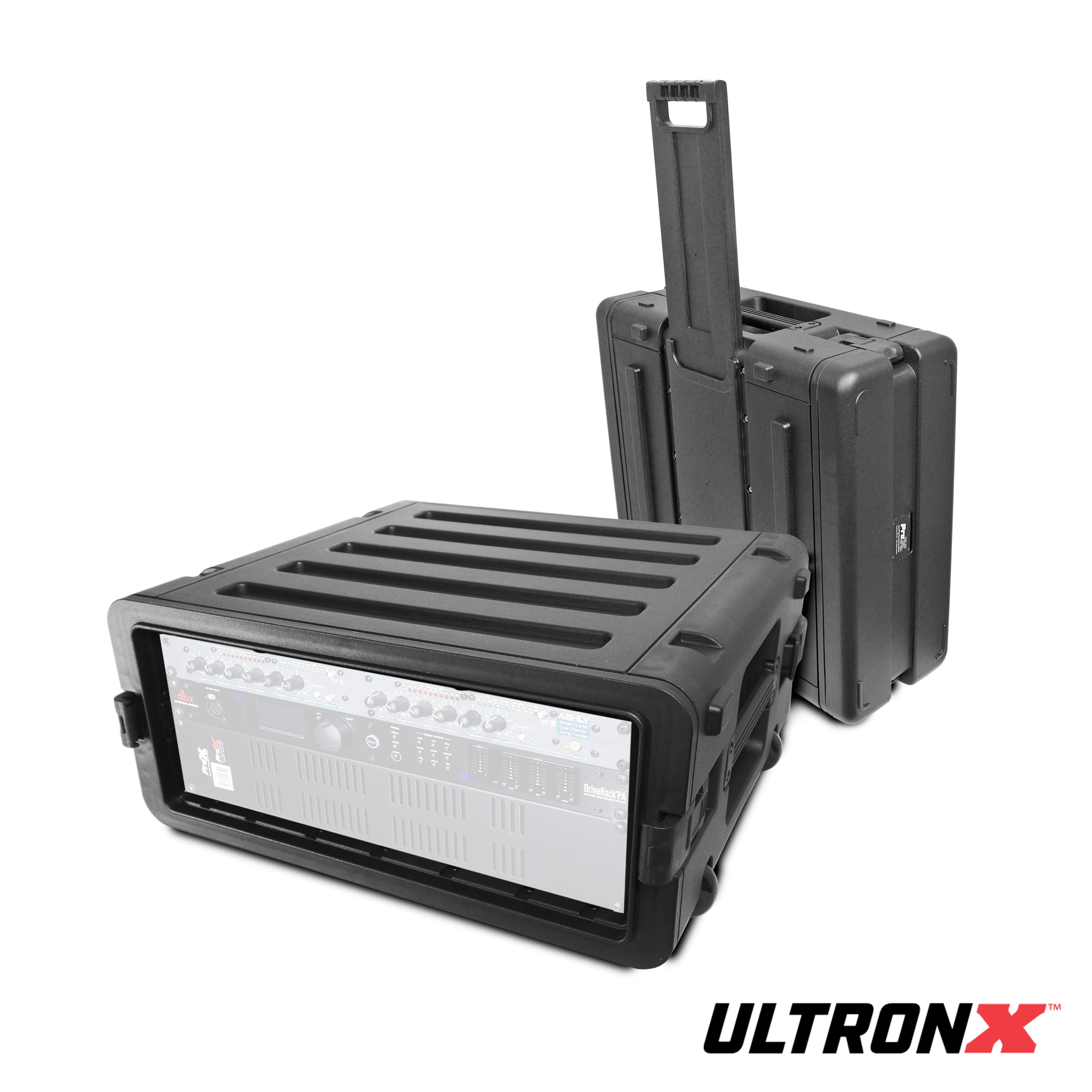 ProX XM-4UHW | 4U Rack ABS Case with Handle and Wheels