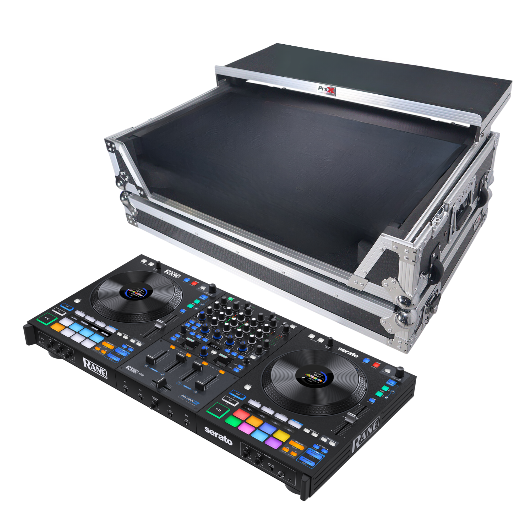 Rane FOUR Package with ProX Flight Case