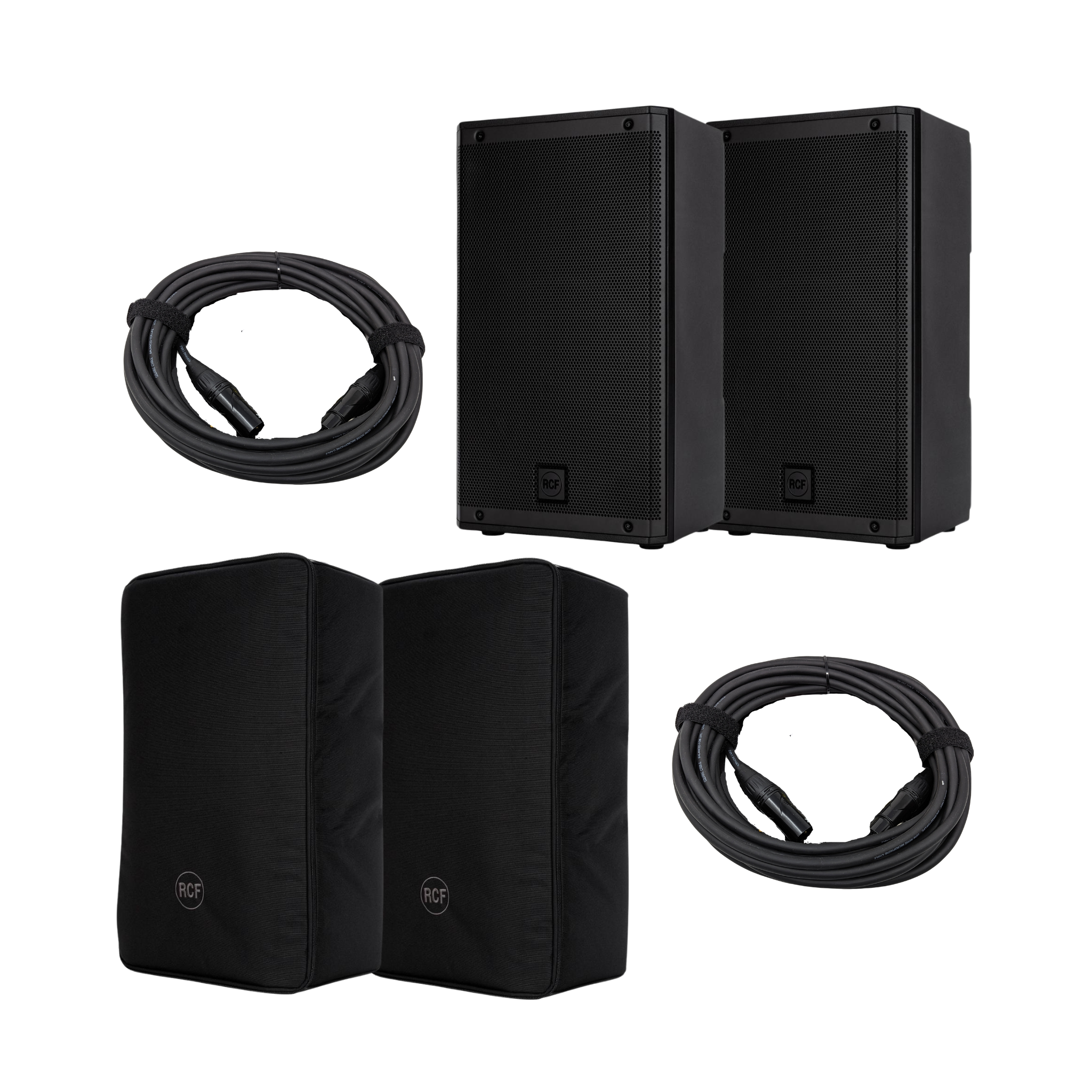 RCF Dual ART 910A Speaker Package with Covers