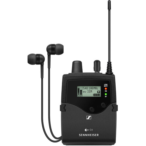 Sennheiser EK IEM G4-A | Stereo Bodypack Receiver with IE 4 Earphones (A band: 516-558 MHz)