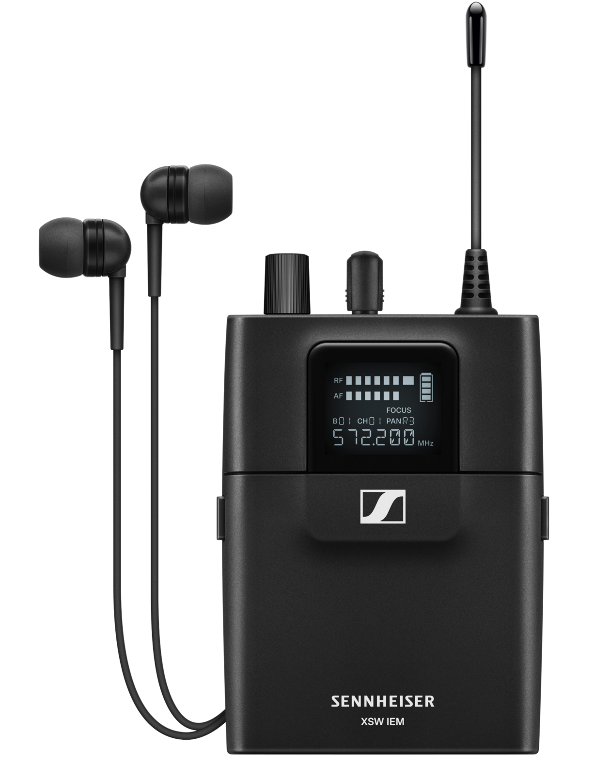 Sennheiser XSW IEM EK | Wireless Receiver + IE 4 Earbuds (Band A: 476-500MHz)