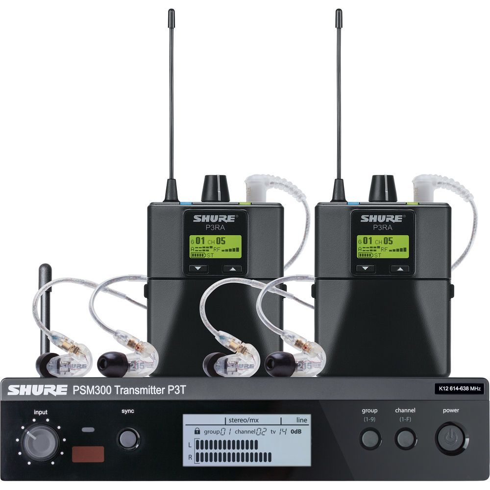 Shure PSM300 TwinPack Pro (P3TRA215TWP-G20) | In-Ear Monitoring System