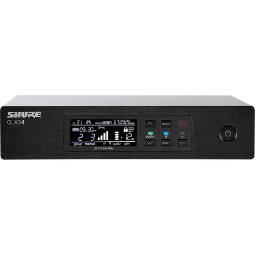 Shure QLXD4-G50 | Digital Wireless Receiver (G50: 470-534 MHz)