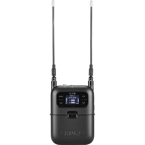 Shure SLXD5-G58 | Digital Camera-Mount Wireless Microphone Receiver (G58: 470 to 514 MHz)