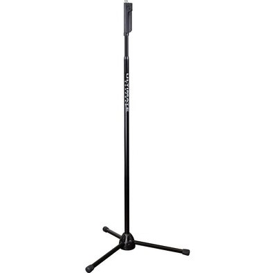 Ultimate Support Live-MC-66B | One-Handed Adjustable Tripod Mic Stand with Folding Base