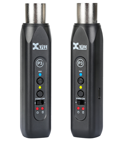 XVive P3D Sereo Bluetooth Audio Receiver | Wireless to XLR
